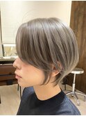 韓国ヘア　2wayバング  レイヤーカット くびれヘア  顔周り