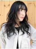 【buZon ブゾン】顔まわりレイヤー×ルーズウェーブ
