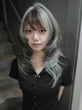 クペウ ローウェン(cope'u ROWEN) 渋谷/ウルフカット レイヤー デザインカラー ルーツカラー