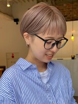 ホヌン 茅ヶ崎(Honnun) オン眉×ハイトーン|透明感カラー垢抜け大人ヘア/茅ヶ崎