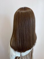 ヴァンカウンシル 一宮店(VAN COUNCIL)&nbsp;ツヤ感のあるブラウンと毛先のまとまりが魅力◎ストレート