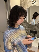 ヒントステーション(HINTSTATION) <浅草 半個室>ミディアムウルフパーマ