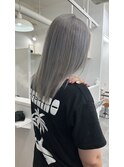 【田中莉香】ローライトを生かしたシルバーカラー
