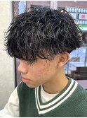 men's/MEN'S/メンズカット/メンズパーマ/郡山/眉毛/波巻きパーマ