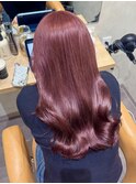 wine RED 【髪質改善/ブリーチ/ダブルカラー】