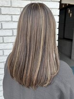 オーガニックトリコ 所沢(organic+tricot) 30代40代◎冬カラー◎大人グレージュハイライト×ロングレイヤー