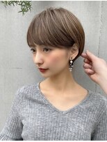 サンドパールス 仙台店(sand PALCE)&nbsp;髪質改善/大人ガーリー/似合わせカット/ショートボブ前髪/仙台