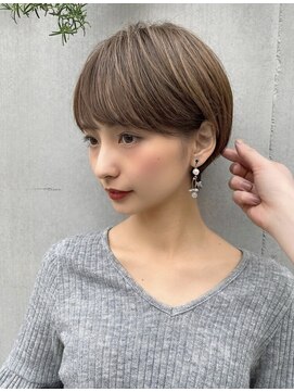サンドパールス 仙台店(sand PALCE) 髪質改善/大人ガーリー/似合わせカット/ショートボブ前髪/仙台
