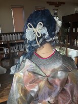 ヘアディレクション ビークス 上並榎店(HAIR DIRECTION BEECX)&nbsp;サイド編み下ろしアレンジ