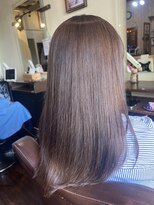 美容室 ブラウン(Brown) 髪質改善で作る透明感あふれるオリーブカラー