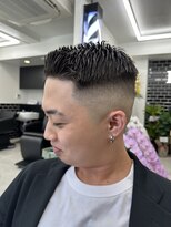 リッチ バイ ラピス(RICH by Lapis)&nbsp;ハイフェード七三分け