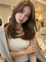 エヌ 大阪梅田茶屋町(enu)&nbsp;海外風レイヤーカット×ナチュラルブラウン