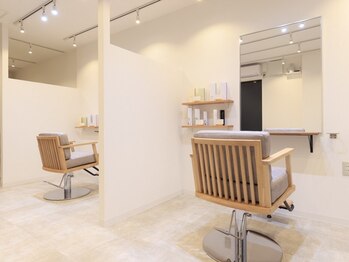hacco　下赤塚店　【ハッコ】　【7月中旬NEW OPEN（予定）】の写真/半個室マンツーマンでゆったり♪美容室が苦手な大人女性のエイジングケアを応援！