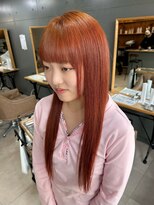 チェリーコーク ウブ(CHERRY COKE ubu)&nbsp;~ブリーチなしで叶えるオレンジカラー~