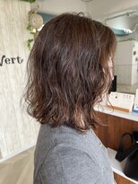 モナ バイ ルヴェール 岐阜北方(MONA by LeVert)&nbsp;朝のセットが楽になる！パーマ風アレンジ