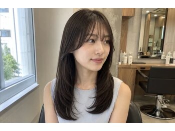 ワンバイゼロ(one by zero)の写真/【学割U 24あり/髪質改善】ダメージレスならではの手触りと指通り◎自然なストレートを実現！