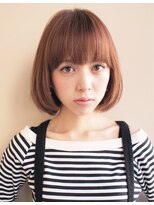 アフロート ギンザ(AFLOAT GINZA)&nbsp;前髪パーマ×アゴボブ