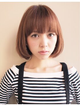 アフロート ギンザ(AFLOAT GINZA) 前髪パーマ×アゴボブ