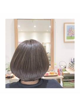 ナノハナ 鹿沼で唯一本格ヘッドスパが出来る美容室　シンプルボブ