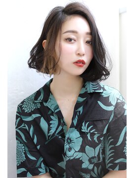 ブラン 梅田(Blanc) 【Blanc】インナーカラー×ワンレンボブ