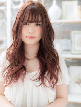 モッズヘア 越谷(mod's hair) *mod's越谷*インナーカラーでレッドホットな外国人風カールa