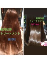 リブル 西葛西(Lible) 髪質改善トリートメント×カラー　before→after