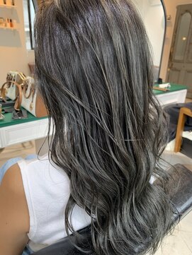 リアン(Lien) Lien☆ハイライトカーキーグレージュ×大人かわいいハイライト