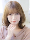 切りっぱなし外ハネミディ2