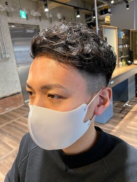 メンズココ 日本橋店(MENS COCO) 【ビジネスマン必見】ラフパーマツーブロックショート