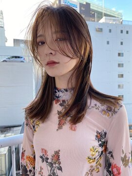 アルテヘアー(arte HAIR) 【arte HAIR】フェイスフレーミング/ミディアム/ストレート