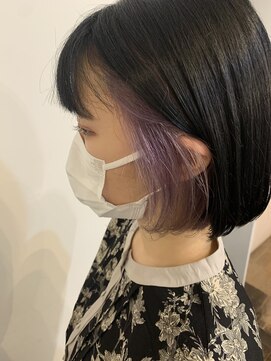 リコモ 上野御徒町(LikkleMore) 【インナーカラー】【ペールパープル】【ラベンダーアッシュ】