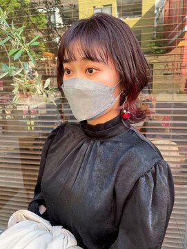 バルス(BLS) 可愛さ抜群ウフルカッティング【デザインカラー/髪質改善】