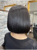 美髪ボブ☆カットだけでツヤツヤになる☆