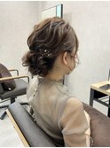 【 Blowfy 】結婚式 お呼ばれ ゆるふわ ヘアアレンジ