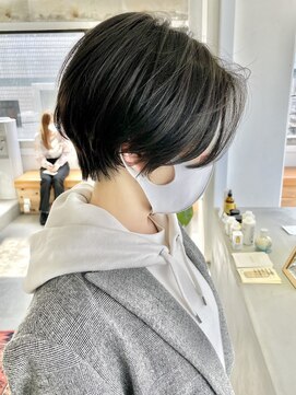 スー 渋谷(suu) 大人ショートボブ丸みショートマッシュショートハンサムショート