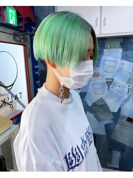 トーク 伊丹本店(TAL'KE) TAL'KE/ブリーチ×ミントグリーン_1021