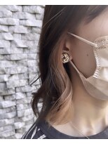 モアナ バイ ヘッドライト 沖縄豊見城店(Moana by HEADLIGHT)&nbsp;Moana【豊見城】#イヤリングカラー#ミルクティーベージュ