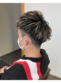 メンズショート×ハイライト