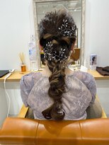ネイロ 錦糸町(NeiRo)&nbsp;結婚式ヘアセット　編み込みヘアアレンジ