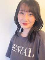 大人かわいい/グレージュ/デジタルパーマ/透明感カラー/カヨ