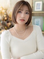 カバーヘア ブリス 大宮西口(COVER HAIR bliss) シースルーバング艶カラー前下がり大人ボブc3大宮20代30代40代