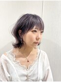 【ヒロシ】透け感ブリーチカラー＋レイヤーボブ   20代30代40代