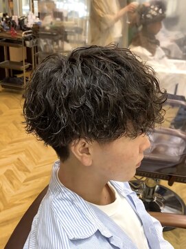 ガオプロデュースバイレボ(gao produced by revo) 【曽我尾真生】波巻きパーマ/メンズパーマ/マッシュパーマ