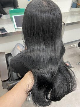 アオ(ao.) 透明感ブルーブラック(黒髪)