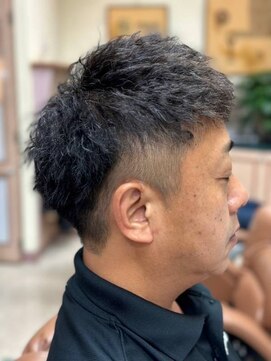 アポロカットステージ 相模大野店 アップバング/ツーブロックマッシュ<理容室>[メンズ/相模大野]