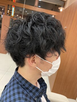 レイフィールド 滝の水店 メンズパーマショートツーブロック