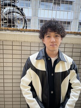 リビング 津田沼(LIVING) ウルフ/アッシュブラック/カルマパーマ/[津田沼駅］