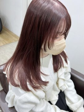 リグ 横浜(Lig.) ピンクベージュ/ストレート/トリートメント/ケアブリーチ