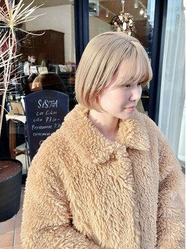 シスタ(SISTA) ハイトーンベージュカラー/ダブルカラー/ケアブリーチ