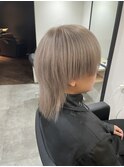 #黒髪#ボブルフ#ネビージュ#小顔#ワンレン